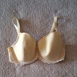 Wacoal Yellow Lace Accent Bra